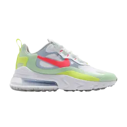 Кроссовки Nike Wmns Air Max 270 React 'Regrind Soles - Cucumber Green', белый db5927 161 | white/flash crimson/cucumber green