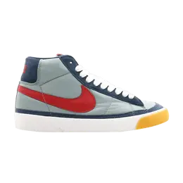 Кроссовки Nike W'S Blazer Mid, серый 306499 061 | greystone/varsity red mid navy