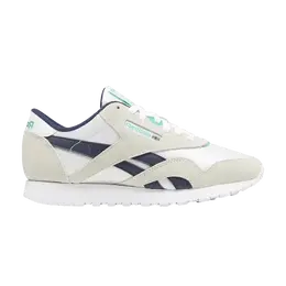Кроссовки Reebok Wmns Classic Nylon 'White Vector Navy', белый fv6237 | white/vector navy/court green