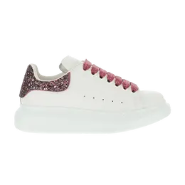 Кроссовки Alexander McQueen Alexander McQueen Wmns Oversized Sneaker 'White Rose Glitter', белый 558945 whtq6 9304 | white/vel rose
