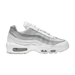 Кроссовки Nike Wmns Air Max 95 'White Metallic Silver', серебряный dh3857 100 | white/white/metallic silver