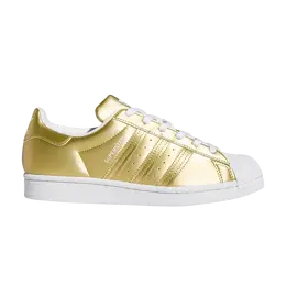 Кроссовки Adidas Wmns Superstar 'Gold Metallic', золотой fy1154 | gold metallic/gold metallic/footwear white