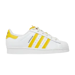 Кроссовки Adidas Wmns Superstar 'White Hazy Yellow', белый gz7415 | cloud white/hazy yellow/sand