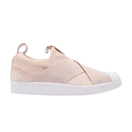 Кроссовки Adidas Wmns Superstar Slip On 'Linen', розовый cq2383 | linen/linen/cloud white