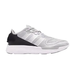 Кроссовки Adidas Wmns ZX 2K Florine 'Silver Metallic Black', серебряный fw0143 | silver metallic/silver/core black