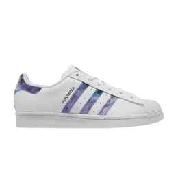 Кроссовки Adidas Wmns Superstar 'Abalone', белый gz5217 | footwear white/active purple/active teal