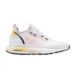 Кроссовки Adidas Wmns ZX 2K Boost 'White Pink Tint', белый fy3028 | footwear white/pink tint/core black