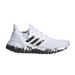 Кроссовки Adidas Wmns UltraBoost 20 'Paint Splatter - White Black', белый eg1370 | cloud white/core black/signal coral