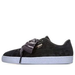Кроссовки suede heart vr black/white Puma, белый 365111-02 | white/black