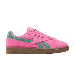 Кроссовки Reebok Wmns Club C Grounds UK 'Atomic Pink Upgrade Green', розовый 100229526 | atomic pink/upgrade green/gum