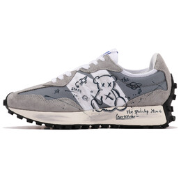 Кроссовки NB 327 унисекс с низким верхом серые/зеленые New Balance ms327lab(teamthree-星际小熊灰绿) | dusty green