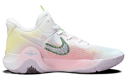 Кроссовки Nike KD Trey 5 IX Vintage Basketball Shoes Unisex Mid-top Blue/pink/yellow, желтый dj6922-100（team261-律动） | blue-pink yellow