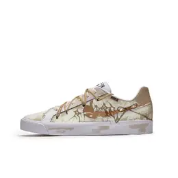 Nike Court Royale P.M.S Withered Wood In Spring Антискользящие износостойкие низкие кеды для скейтбординга унисекс коричневый белый bq4222-103(team584-枯木逢春) | brown white
