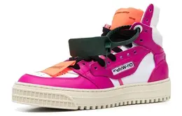 OFF WHITE Off Court 3.0 Высокие Кроссовки 'Розовый Белый Оранжевый' Женские Off-White owia112f22lea0010132
