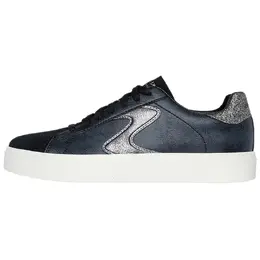 Eden LX Кроссовки для скейтбординга низкие женские Black Skechers, Черный/Белый 185141-bksl | black/white