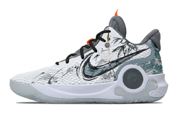 Nike KD Trey 5 IX Амортизирующие Износостойкие Ударопрочные Сверхлегкие Баскетбольные Кроссовки Мид Топ Унисекс Светло-Серый cw3402-011(team529-男女同款竹) | light gray