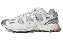 Кроссовки Hyperturf Adventure 'Cloud White Grey Beam Orange' Adidas, серо-белые fz6580 | gray white