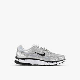 Низкие кроссовки P-6000 из сетки и кожи Nike, черный r04119146 | white silver black