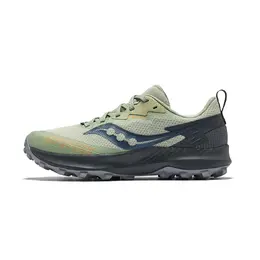 Peregrine 14 GTX Противоскользящие Износостойкие Низкие Беговые Кроссовки Женские Зеленый Серый Saucony s10918-253 | green gray