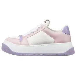 Скейтерские кеды низкие женские розовые Gucci 813080 fadzq 9161 | pink