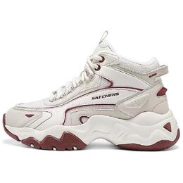 DLITES Высокие Кроссовки Повседневные Женские Ecru Skechers, Ecru/Красный 168015-ofwr | ecru/red