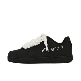 Nike Court Vision Thorn Противоскользящие и износостойкие легкие низкие кроссовки для скейтбординга унисекс черные dh2987-002（team275-荆棘） | black