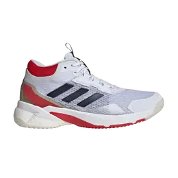 Кроссовки Adidas Wmns Crazyflight 5 Mid Indoor 'White Better Scarlet', белый ig1611 | cloud white/team navy blue/better scarlet
