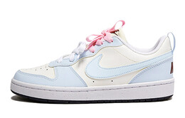 Кроссовки Nike Court Borough Skateboarding Shoes Women's Low-top Pink/white/blue, голубой fv8120-141(team15-盐莓奶泡) | light blue