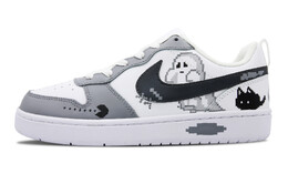 Женские кроссовки для скейтбординга Nike Court Borough, Black bq5448-100(team60-女款像素万圣节) | black