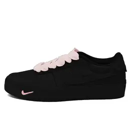 Nike Кроссовки для скейтборда Court Shot Begonia, противоскользящие и износостойкие, легкие, низкие, унисекс, черно-розовые fq8146-001(team604-海棠） | black pink