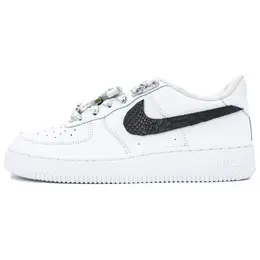 Nike Кроссовки Air Force 1 Gold Scale Iron Buckle с антискользящим покрытием, износостойкие, низкие, для скейтбординга, женские, белые dd8959-100(team335-金鳞铁扣) | white