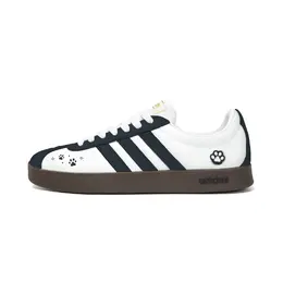 Adidas Кроссовки для скейтбординга VL Court 2.0 унисекс, низкие, черные/белые id6015(team914- 萌爪小黑) | black white