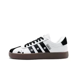 Adidas Кроссовки для скейтбординга VL COURT 3.0 Foam Panda с антискользящей амортизацией, низкие, унисекс, белые, черные id8797（team1056-奶盖熊猫） | white