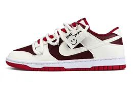 Nike Кроссовки для скейтбординга Dunk, устойчивые к истиранию, унисекс, белые, красные hf5441-104(team644-红白序章) | red white