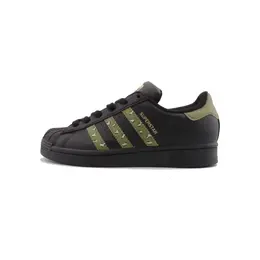 Низкие кроссовки для скейтбординга SUPERSTAR, унисекс, черно-зеленые Adidas, Jasper eg4959（team759丛林猎影） | jasper
