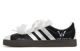 Adidas Vl Court Classic, мгновенно привлекающие внимание, нескользящие низкие кроссовки для скейтбординга, женские, серебристо-черные jq2470（team1235-羽蝶绮履） | silver black