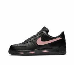 Nike Кроссовки Air Force 1 с антискользящей амортизацией, износостойкие, низкие, для скейтбординга, унисекс, черные cw2288-001(team1180-粉色黑武士) | black