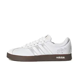 Adidas Кроссовки для скейтбординга VL COURT 2.0 с противоскользящей подошвой и износостойкими резиновыми вставками, женские, серебристо-белые id6015（team849-银星） | silver white