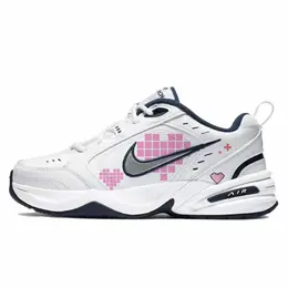 Nike Кроссовки Air Monarch 4 Low Top Chunky унисекс белого цвета 415445-102(team10-像素爱心j ) | white