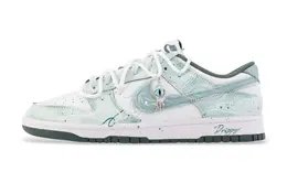 Nike Кроссовки для скейтбординга Dunk Drippy Valley с противоскользящим покрытием, устойчивые к истиранию, низкие, унисекс, зеленые dv0833-111（team889-风之谷） | green