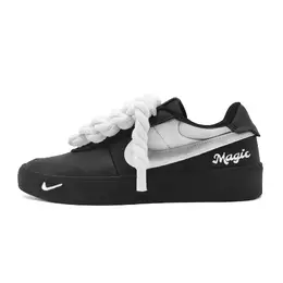 Nike Кроссовки для скейтбординга Court Shot Magic, износостойкие, белые, унисекс fq8146-001(team1358-魔术） | black