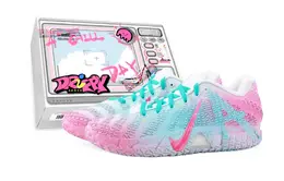 Nike Баскетбольные кроссовки Ja Morant 3 Drippy Summer Flower Cushioning Low top унисекс розово-зеленые hf2794-100(team889-夏花) | pink green (special box)