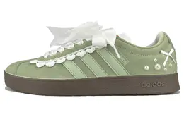 Adidas Кроссовки для скейтбординга VL COURT 2.0 с противоскользящим покрытием, износостойкие, унисекс, зеленые js3003(team757-绿野仙踪） | green