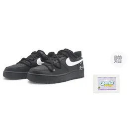 Nike Кроссовки для скейтбординга Air Force 1 Low Top, женские, черные dd8959-001(team322-女款奶芙气泡) | black