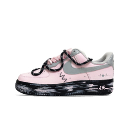 Nike Кроссовки для скейтбординга Air Force 1, износостойкие, розовые, женские dd8959-100（team513-莓莓） | pink