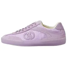 Gucci Кроссовки для скейтбординга G75 Low Top, женские, фиолетовые 812656 aaex4 5344