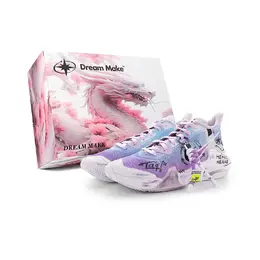Nike Баскетбольные кроссовки Air Max Impact 3 Low Top Vintage, белые, унисекс dc3725-101（team240-紫罗兰-box） | white