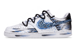 Nike Кроссовки Court Vision 1 Traces Of The Sky с противоскользящим покрытием, низкие, для скейтбординга, женские, сине-белые dh3158-101(team73-天空之痕) | blue white