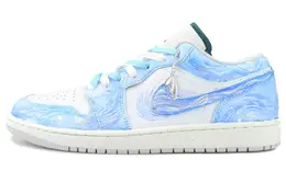 Jordan Баскетбольные кроссовки Air 1 Low Top Vintage, унисекс, небесно-голубые fq7687-300(team169-鲸跃时光) | sky blue