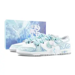 Nike Кроссовки для скейтбординга Dunk Southern Breeze с колокольчиками, унисекс, голубые hf5441-105（team626-南风有铃-sbox） | cyan
